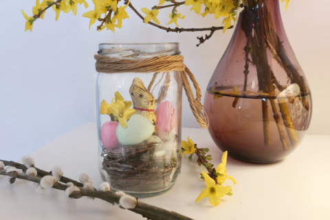 DIY Osternest im Glas Teaser