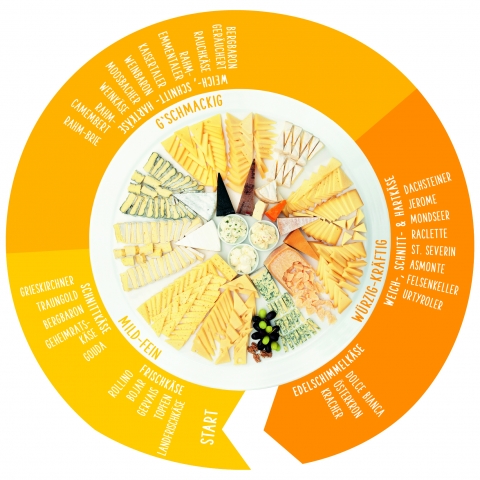 Geschmackswelten Käserad