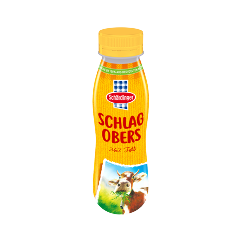 Schlagobers Flasche