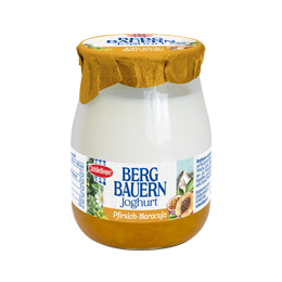 SRD Bergbauern Joghurt Pfirsich-Maracuja im kleinen Glas 150g_Teaser