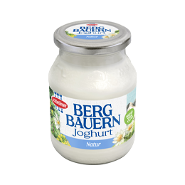 SRD Bergbauern Natur Joghurt im Glas 450g_Teaser