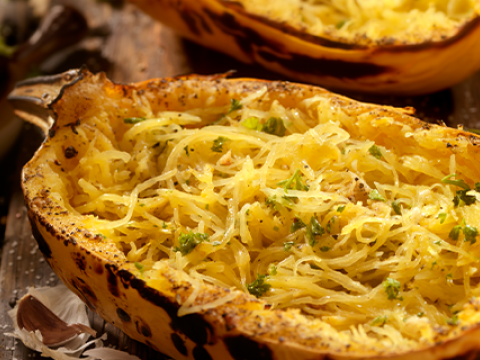 Cheesy Spaghetti Squash