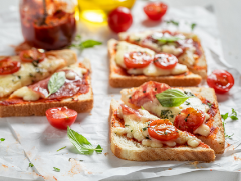 Schneller Pizza Toast