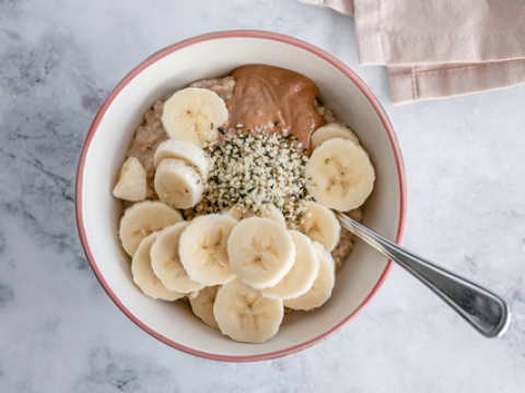 Veganer cremiger Porridge